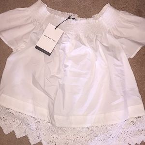 Brand New with Tags Who What Wear White Blouse